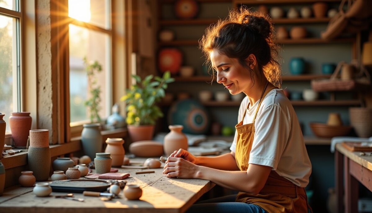 À la découverte de l’atelier de Perrine : un voyage au cœur d’un savoir-faire artisanal et de créations uniques
